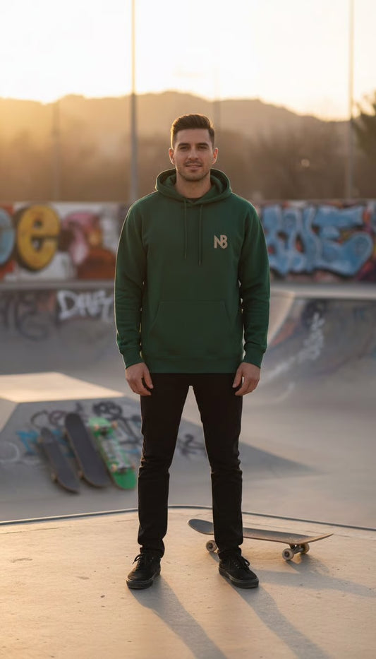 NotchBoss™ Heavy Premium Hoodie Forest Green
